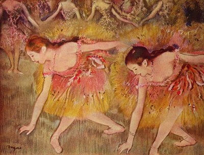 Bowing Dancers by Edgar Degas